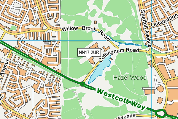 NN17 2UR map - OS VectorMap District (Ordnance Survey) NN17 2UR map - OS VectorMap District (Ordnance Survey)