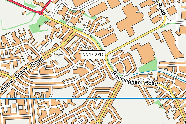NN17 2YD map - OS VectorMap District (Ordnance Survey) NN17 2YD map - OS VectorMap District (Ordnance Survey)