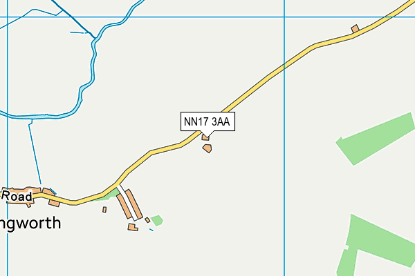NN17 3AA map - OS VectorMap District (Ordnance Survey) NN17 3AA map - OS VectorMap District (Ordnance Survey)