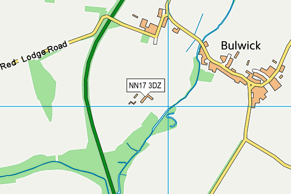 NN17 3DZ map - OS VectorMap District (Ordnance Survey) NN17 3DZ map - OS VectorMap District (Ordnance Survey)