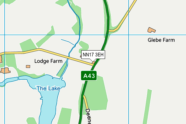 NN17 3EH map - OS VectorMap District (Ordnance Survey) NN17 3EH map - OS VectorMap District (Ordnance Survey)