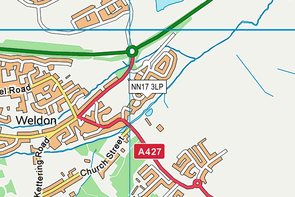 NN17 3LP map - OS VectorMap District (Ordnance Survey) NN17 3LP map - OS VectorMap District (Ordnance Survey)