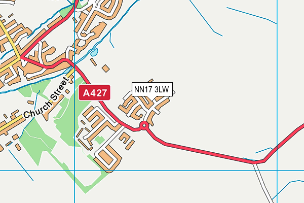 NN17 3LW map - OS VectorMap District (Ordnance Survey) NN17 3LW map - OS VectorMap District (Ordnance Survey)
