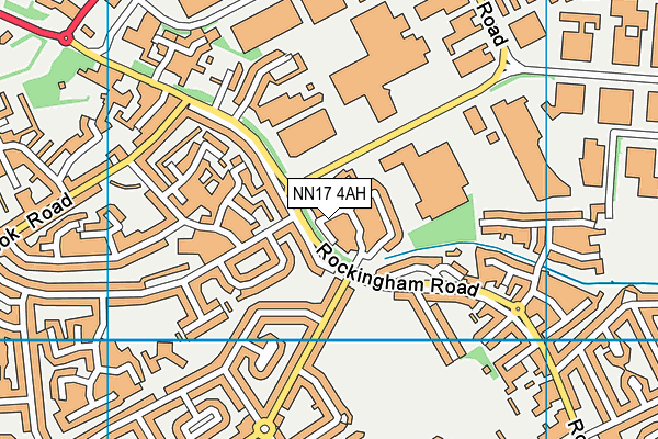 NN17 4AH map - OS VectorMap District (Ordnance Survey) NN17 4AH map - OS VectorMap District (Ordnance Survey)