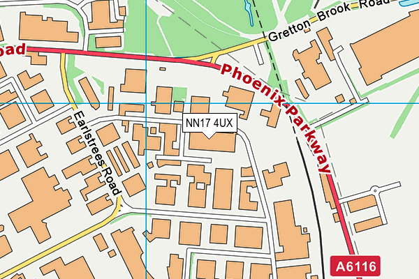 NN17 4UX map - OS VectorMap District (Ordnance Survey) NN17 4UX map - OS VectorMap District (Ordnance Survey)