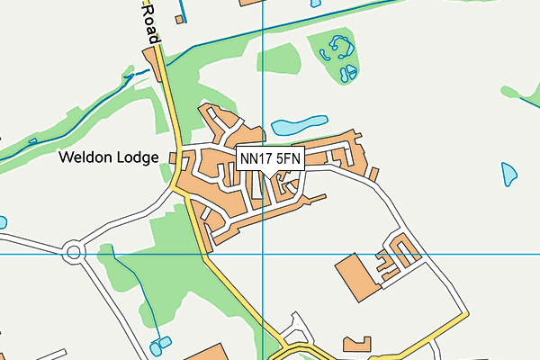NN17 5FN map - OS VectorMap District (Ordnance Survey) NN17 5FN map - OS VectorMap District (Ordnance Survey)
