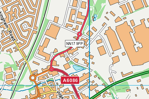 NN17 9FP map - OS VectorMap District (Ordnance Survey) NN17 9FP map - OS VectorMap District (Ordnance Survey)