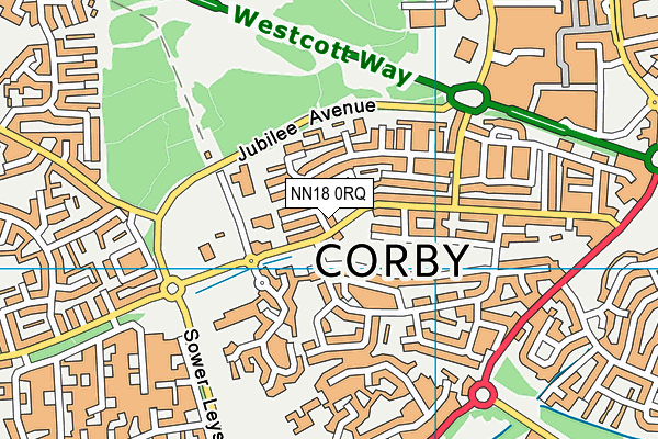 NN18 0RQ map - OS VectorMap District (Ordnance Survey) NN18 0RQ map - OS VectorMap District (Ordnance Survey)