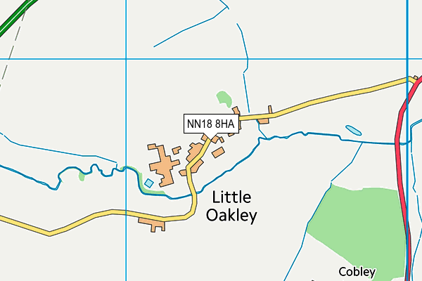 NN18 8HA map - OS VectorMap District (Ordnance Survey) NN18 8HA map - OS VectorMap District (Ordnance Survey)