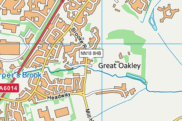 NN18 8HB map - OS VectorMap District (Ordnance Survey) NN18 8HB map - OS VectorMap District (Ordnance Survey)