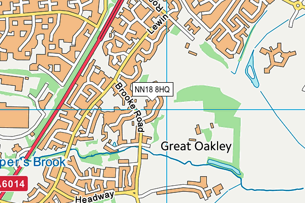 NN18 8HQ map - OS VectorMap District (Ordnance Survey) NN18 8HQ map - OS VectorMap District (Ordnance Survey)