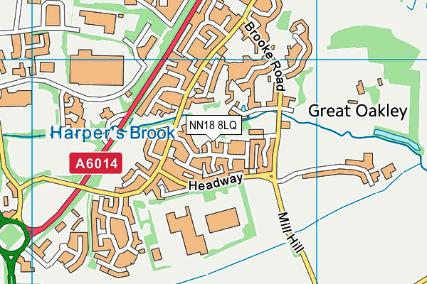NN18 8LQ map - OS VectorMap District (Ordnance Survey) NN18 8LQ map - OS VectorMap District (Ordnance Survey)