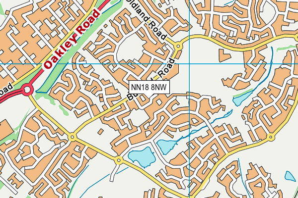 NN18 8NW map - OS VectorMap District (Ordnance Survey) NN18 8NW map - OS VectorMap District (Ordnance Survey)