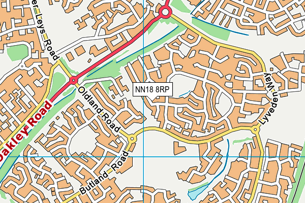 NN18 8RP map - OS VectorMap District (Ordnance Survey) NN18 8RP map - OS VectorMap District (Ordnance Survey)