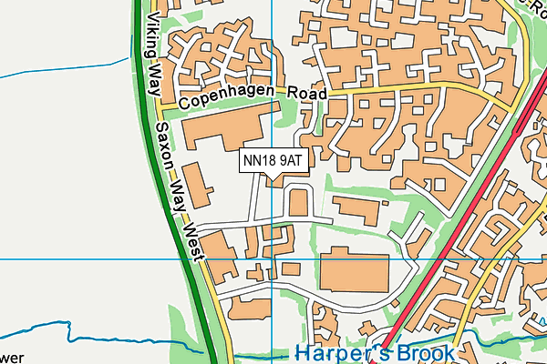 NN18 9AT map - OS VectorMap District (Ordnance Survey) NN18 9AT map - OS VectorMap District (Ordnance Survey)