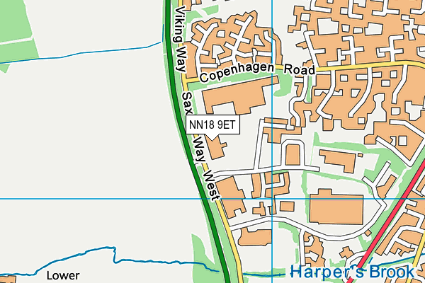 NN18 9ET map - OS VectorMap District (Ordnance Survey) NN18 9ET map - OS VectorMap District (Ordnance Survey)