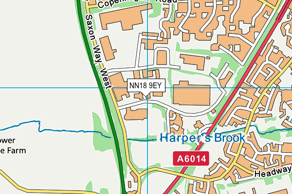 NN18 9EY map - OS VectorMap District (Ordnance Survey) NN18 9EY map - OS VectorMap District (Ordnance Survey)