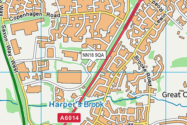 NN18 9QA map - OS VectorMap District (Ordnance Survey) NN18 9QA map - OS VectorMap District (Ordnance Survey)