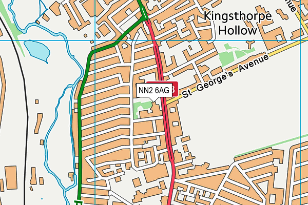 NN2 6AG map - OS VectorMap District (Ordnance Survey) NN2 6AG map - OS VectorMap District (Ordnance Survey)
