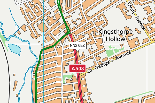 NN2 6EZ map - OS VectorMap District (Ordnance Survey)