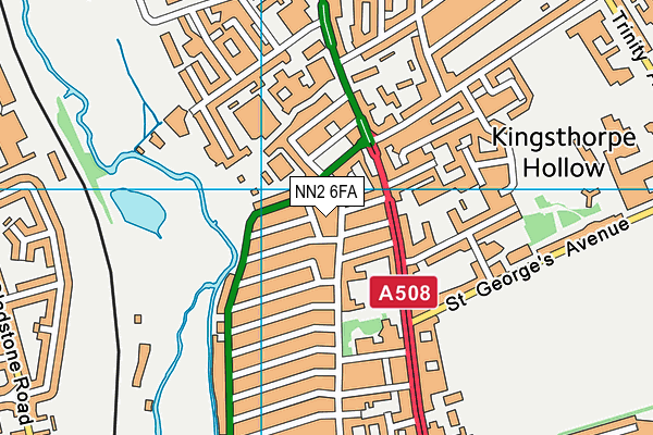 NN2 6FA map - OS VectorMap District (Ordnance Survey) NN2 6FA map - OS VectorMap District (Ordnance Survey)