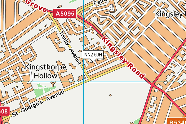 NN2 6JH map - OS VectorMap District (Ordnance Survey) NN2 6JH map - OS VectorMap District (Ordnance Survey)