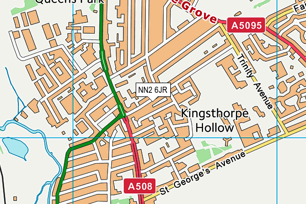 NN2 6JR map - OS VectorMap District (Ordnance Survey)