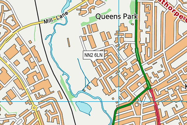 NN2 6LN map - OS VectorMap District (Ordnance Survey) NN2 6LN map - OS VectorMap District (Ordnance Survey)