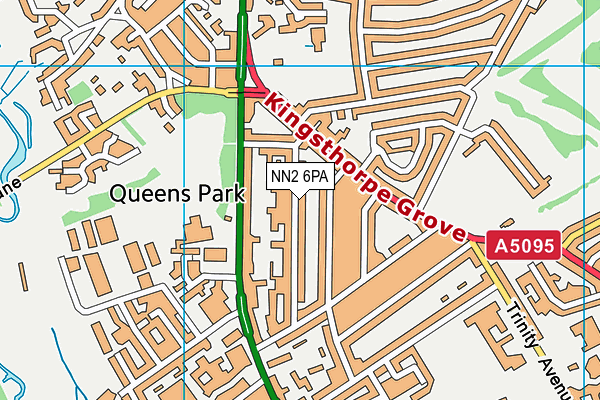 NN2 6PA map - OS VectorMap District (Ordnance Survey)
