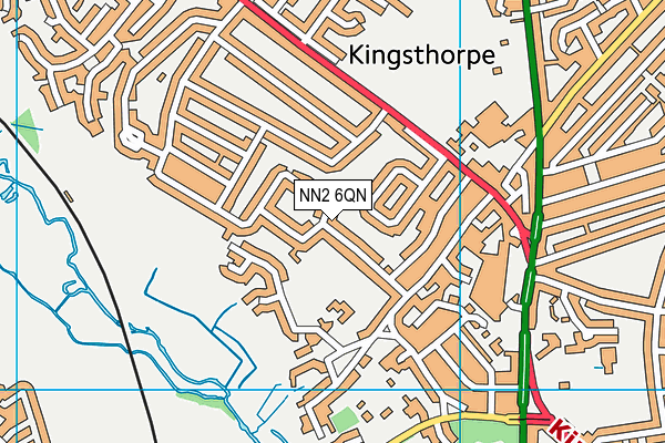 NN2 6QN map - OS VectorMap District (Ordnance Survey)