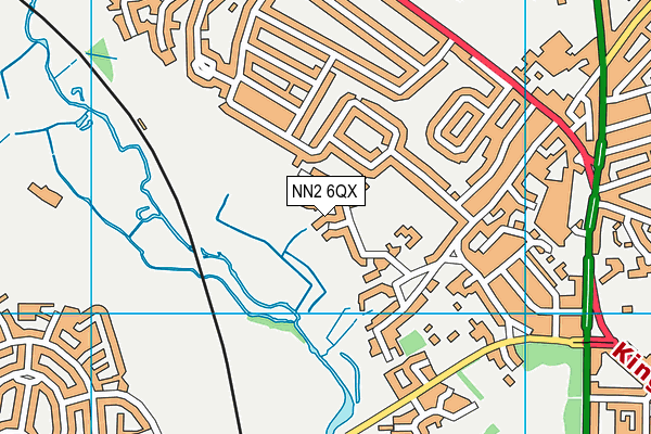 NN2 6QX map - OS VectorMap District (Ordnance Survey) NN2 6QX map - OS VectorMap District (Ordnance Survey)