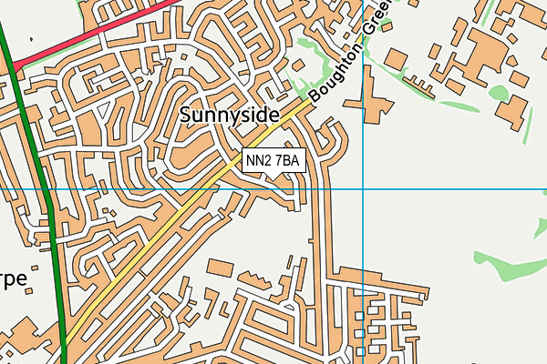 NN2 7BA map - OS VectorMap District (Ordnance Survey) NN2 7BA map - OS VectorMap District (Ordnance Survey)