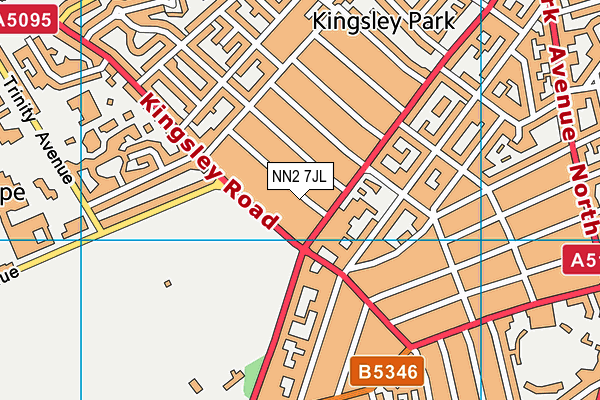 NN2 7JL map - OS VectorMap District (Ordnance Survey) NN2 7JL map - OS VectorMap District (Ordnance Survey)