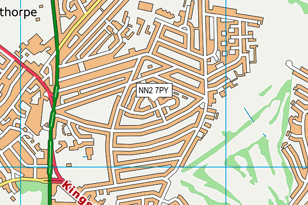 NN2 7PY map - OS VectorMap District (Ordnance Survey) NN2 7PY map - OS VectorMap District (Ordnance Survey)