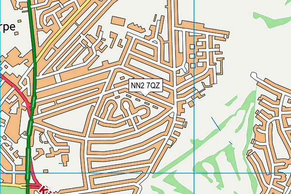 NN2 7QZ map - OS VectorMap District (Ordnance Survey) NN2 7QZ map - OS VectorMap District (Ordnance Survey)
