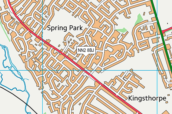 NN2 8BJ map - OS VectorMap District (Ordnance Survey) NN2 8BJ map - OS VectorMap District (Ordnance Survey)
