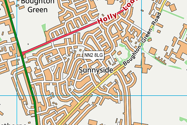NN2 8LG map - OS VectorMap District (Ordnance Survey) NN2 8LG map - OS VectorMap District (Ordnance Survey)