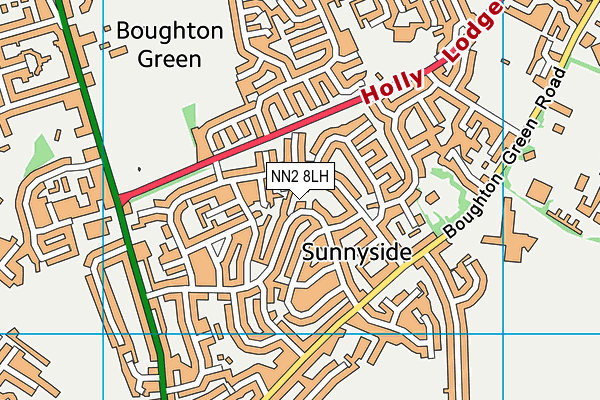 NN2 8LH map - OS VectorMap District (Ordnance Survey) NN2 8LH map - OS VectorMap District (Ordnance Survey)