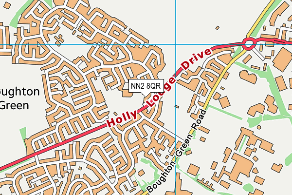 NN2 8QR map - OS VectorMap District (Ordnance Survey) NN2 8QR map - OS VectorMap District (Ordnance Survey)