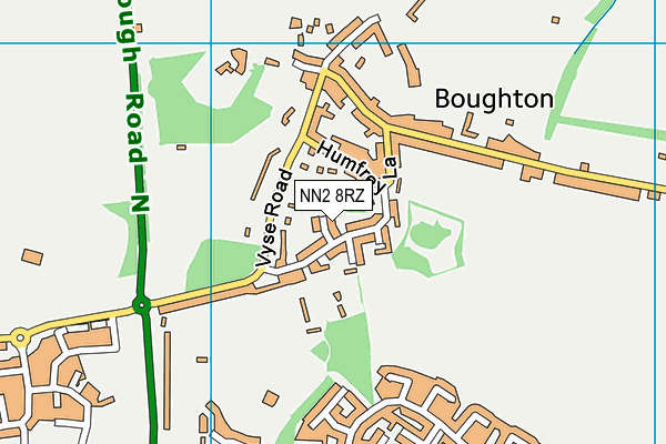 NN2 8RZ map - OS VectorMap District (Ordnance Survey) NN2 8RZ map - OS VectorMap District (Ordnance Survey)