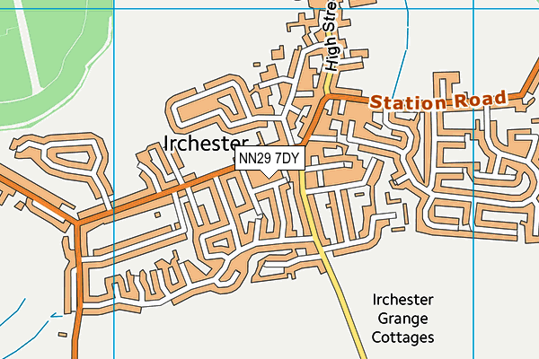 NN29 7DY map - OS VectorMap District (Ordnance Survey) NN29 7DY map - OS VectorMap District (Ordnance Survey)