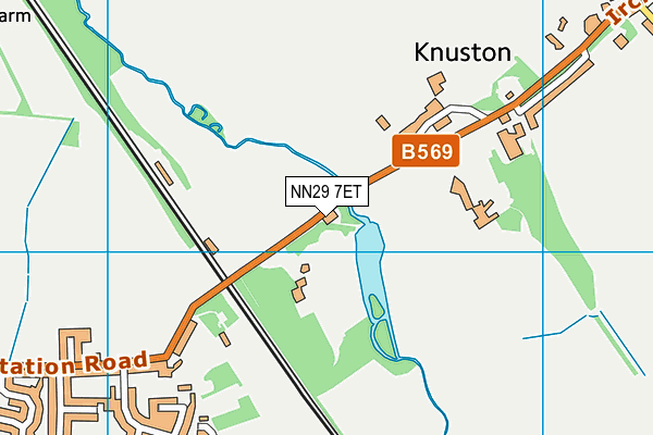 NN29 7ET map - OS VectorMap District (Ordnance Survey) NN29 7ET map - OS VectorMap District (Ordnance Survey)