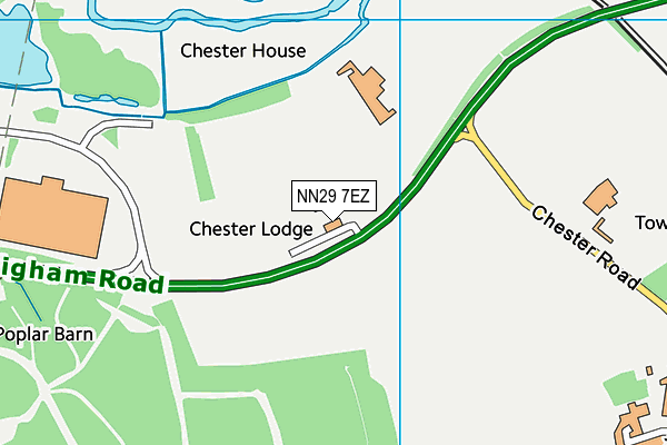 NN29 7EZ map - OS VectorMap District (Ordnance Survey) NN29 7EZ map - OS VectorMap District (Ordnance Survey)