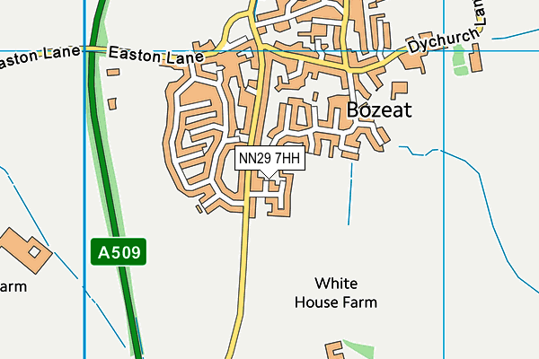 NN29 7HH map - OS VectorMap District (Ordnance Survey) NN29 7HH map - OS VectorMap District (Ordnance Survey)