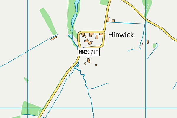 NN29 7JF map - OS VectorMap District (Ordnance Survey) NN29 7JF map - OS VectorMap District (Ordnance Survey)