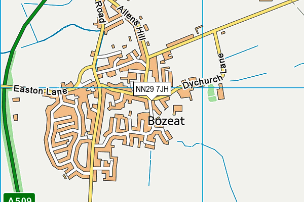 NN29 7JH map - OS VectorMap District (Ordnance Survey) NN29 7JH map - OS VectorMap District (Ordnance Survey)