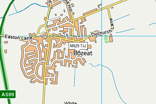 NN29 7JJ map - OS VectorMap District (Ordnance Survey) NN29 7JJ map - OS VectorMap District (Ordnance Survey)