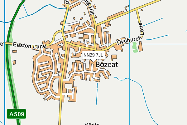NN29 7JL map - OS VectorMap District (Ordnance Survey) NN29 7JL map - OS VectorMap District (Ordnance Survey)