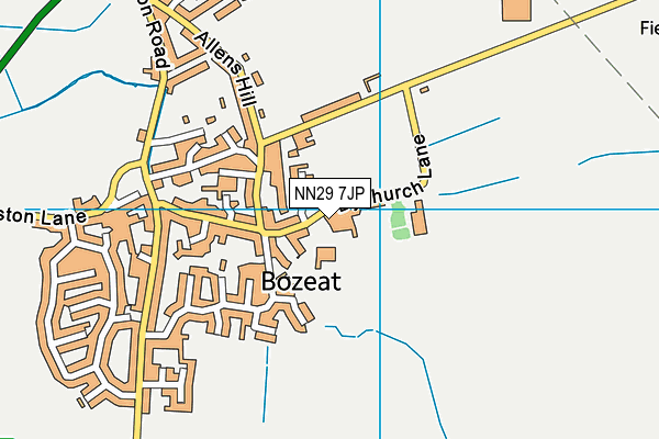 NN29 7JP map - OS VectorMap District (Ordnance Survey) NN29 7JP map - OS VectorMap District (Ordnance Survey)