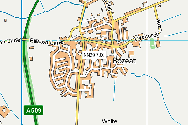 NN29 7JX map - OS VectorMap District (Ordnance Survey) NN29 7JX map - OS VectorMap District (Ordnance Survey)